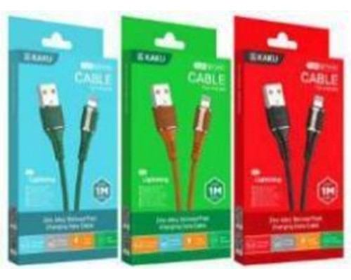 Кабель USB-Lightning(Apple) KAKU KSC-418 Flash Auclear Series 1м, 3.2А