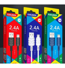 Кабель USB-MicroUSB KSC-710 Kakusiga Kuge Series 1.2м 2.4A