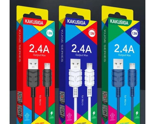 Кабель USB-MicroUSB KSC-710 Kakusiga Kuge Series 1.2м 2.4A