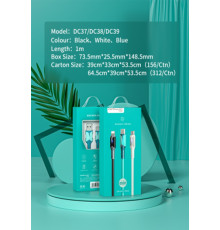 Кабель USB-Lightning(Apple) DC29 Konfulon чохол 1м, 2.4А
