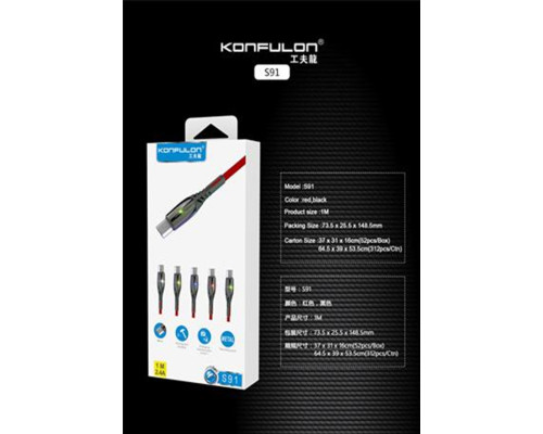 Кабель USB-MicroUSB S91