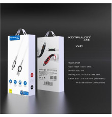 Кабель USB-MicroUSB DC24 Konfulon 1м, 4А