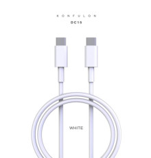 Кабель Type-C-Type-C DC15 Konfulon 1м, 5А