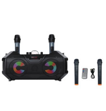Акустична система ZQS4240 (4"x2) (15Wx2) (Бездротовий мікрофон - 2шт) (4500mAh) (Пульт)