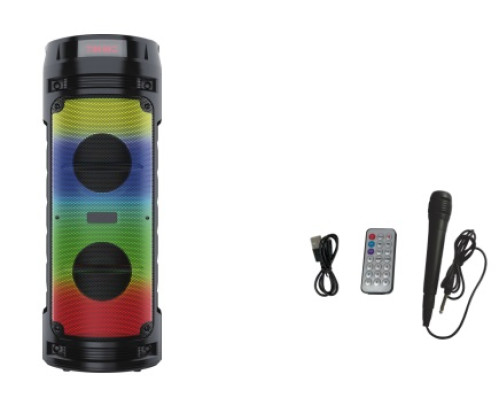 Акустична система ZQS6210W (6,5"x2) (15Wx2) (Дротовий мікрофон) (4500mAh) (Пульт)