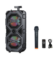 Акустична система ZQS8212 (8"x2) (20Wx2) (Безповідний мікрофон) (4500mAh) (Пульт)