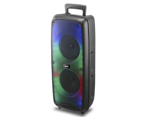 Акустична система RX-6258 (6.5"х2) (8"x2) (20W) (Дротовий мікрофон) (2400mAh) (Пульт)