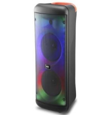 Акустична система RX-8252 (8"х2) (20W) (Дротовий мікрофон) (3000mAh) (Пульт)