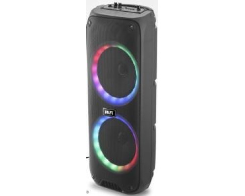 Акустична система RX-8250B (8"х2) (20W) (Дротовий мікрофон) (3000mAh) (Пульт)
