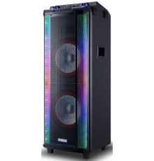 Акустична система HS-TD1070 (12"х2) (80W) (Бездротовий мікрофон) (Пульт)