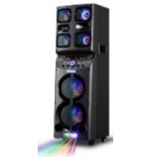 Акустична система HS-TD0655 (6,5"х2) (100W) (Бездротовий мікрофон) (Пульт)