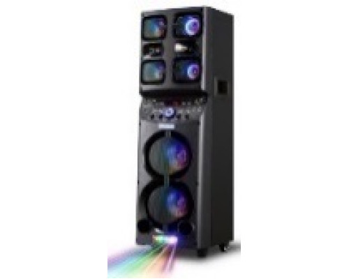 Акустична система HS-TD0655 (6,5"х2) (100W) (Бездротовий мікрофон) (Пульт)