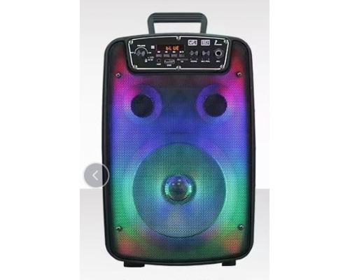 Акустична система OTY-808 (8"x1) (10W) (Дротовий мікрофон) (18650) (Пульт)