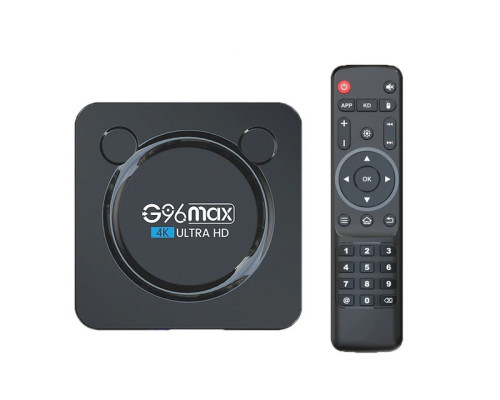 TV-BOX G96 Max W2 4K UltraHD (Android 11 4/64) (WiFi 2.4/5Gz) (Bt 5.0) (USB 2.0/3.0)