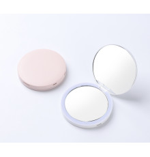 Дзеркало кругле з LED підсвічуванням PORTABLE RECHARGEABLE