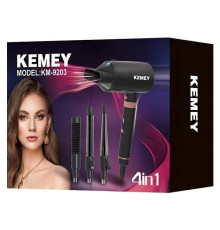 Фен Kemei KM-9203 4в1