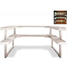 Спецівниця Spice Spinner Two-Tiered Spice Organizer (поворотна рама)