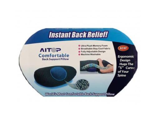 Подушка ортопедична поперекова Back Support Pillow Comfy Curve (LY-27)