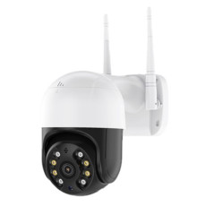 Камера відеоспостереження PTZ вулична WiFi 4mp (ICSEE) (біло-зелена коробка)