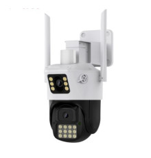 Камера відеоспостереження PTZ вулична WiFi A23 (3mp➕3mp) (ICSEE) ( 30)