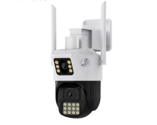 Камера відеоспостереження PTZ вулична WiFi A23 (3mp➕3mp) (ICSEE) ( 30)