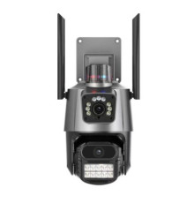 Камера відеоспостереження PTZ вулична WiFi P11 (3MP➕3MP) (ICSEE)