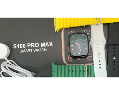 Наручний годинник Smart S100 PRO MAX (4 ремінці)