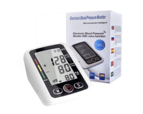Тонометр на руку Electronic Blood Pressure Monitor (БІЛИЙ) (LY-86)