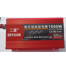 Перетворювач напруги з 12V→220V 1000W ЧИСТИЙ СИНУС LCD