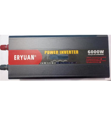 Перетворювач напруги з 12V→220V 6000W ЧИСТИЙ СИНУС LCD