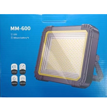 Прямокутна лампа LED з акумулятором для фотостудії MM600