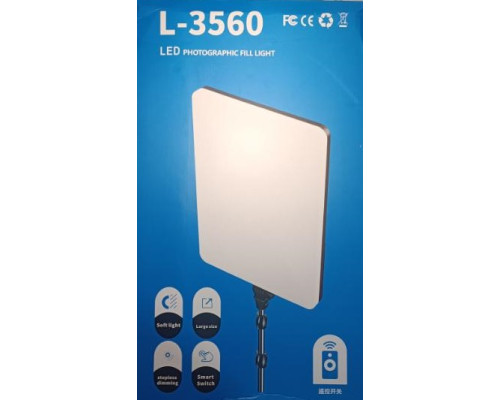 Прямокутна LED лампа для фотостудії L-3560