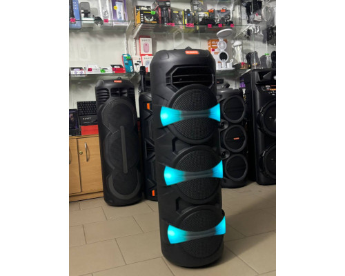 Музична колонка MS-2062BT-W з бездротовим мікрофоном, потужністю 60W