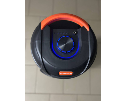 Музична колонка MS-2063BT-W з бездротовим мікрофоном, потужність 60W