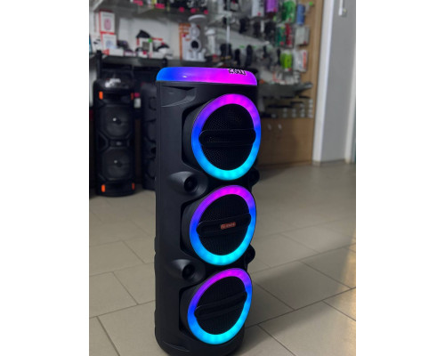 Музична колонка MS-2076BT-W з бездротовим мікрофоном, потужність 60W