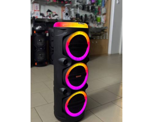 Музична колонка MS-2076BT-W з бездротовим мікрофоном, потужність 60W