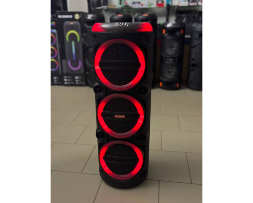 Музична колонка MS-2076BT-W з бездротовим мікрофоном, потужність 60W
