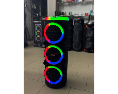 Музична колонка MS-2076BT-W з бездротовим мікрофоном, потужність 60W