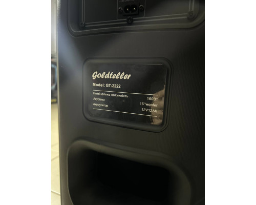 Потужна музична колонка Goldteller GT2222 (160W RMS / 1600W PMPO)