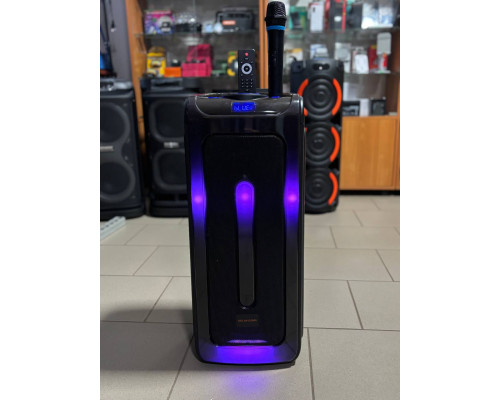 Акустична система KOLAV-D2806 40 Вт з Bluetooth, бездротовим мікрофоном, пультом та акумулятором на 3600 мАг