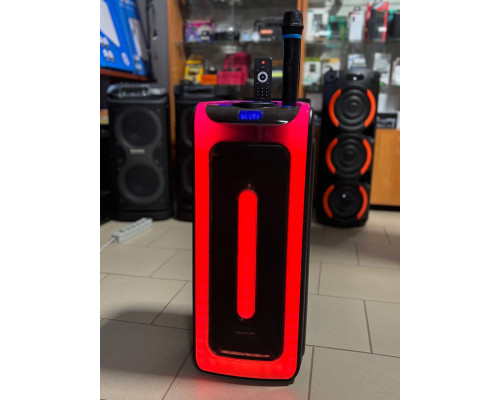 Акустична система KOLAV-D2806 40 Вт з Bluetooth, бездротовим мікрофоном, пультом та акумулятором на 3600 мАг
