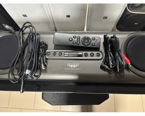 Саундбар з караоке Socovez G68 — 120W, 2 бездротові мікрофони
