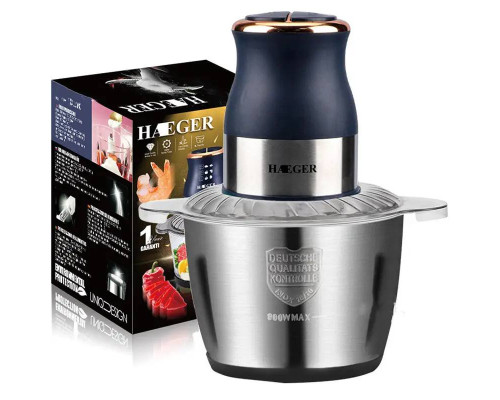 Подрібнювач на 3 л із металевою колбою Haeger HG 7021 300 Вт