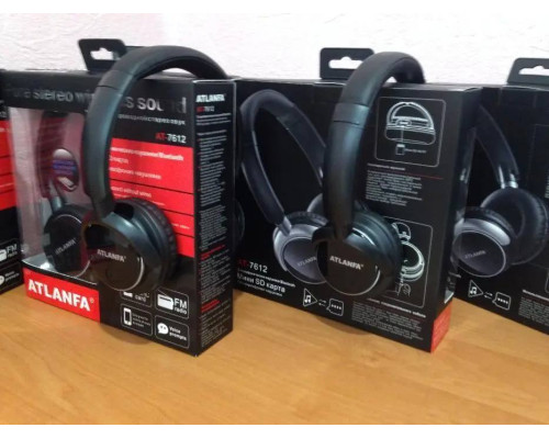 Навушники безпровідні Bluetooth ATLANFA 7612 з MP3 плеєром і FM радіоприймачем