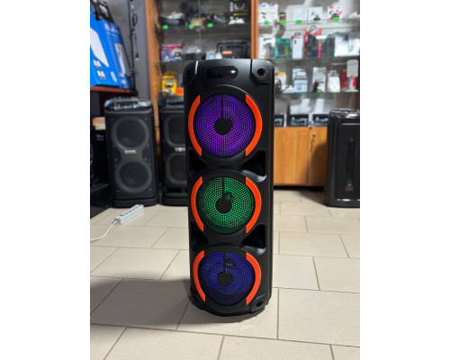 Портативна колонка ZQS-8305 Party 3x8" 60W