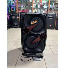 Портативна акустика з дротовим мікрофоном Hi-Fi CH-8805 