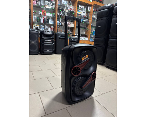 Портативна акустика з дротовим мікрофоном Hi-Fi CH-8805 