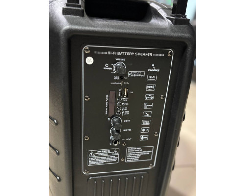 Портативна акустика з дротовим мікрофоном Hi-Fi CH-8805 